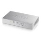 ZYXEL SWITCH UNMANAGED 8 PORTE GIGABIT (8 PORTE PoE, FINO A 60W), CHASSIS METALLO, DESKTOP PORTE PoE, FINO A 60
