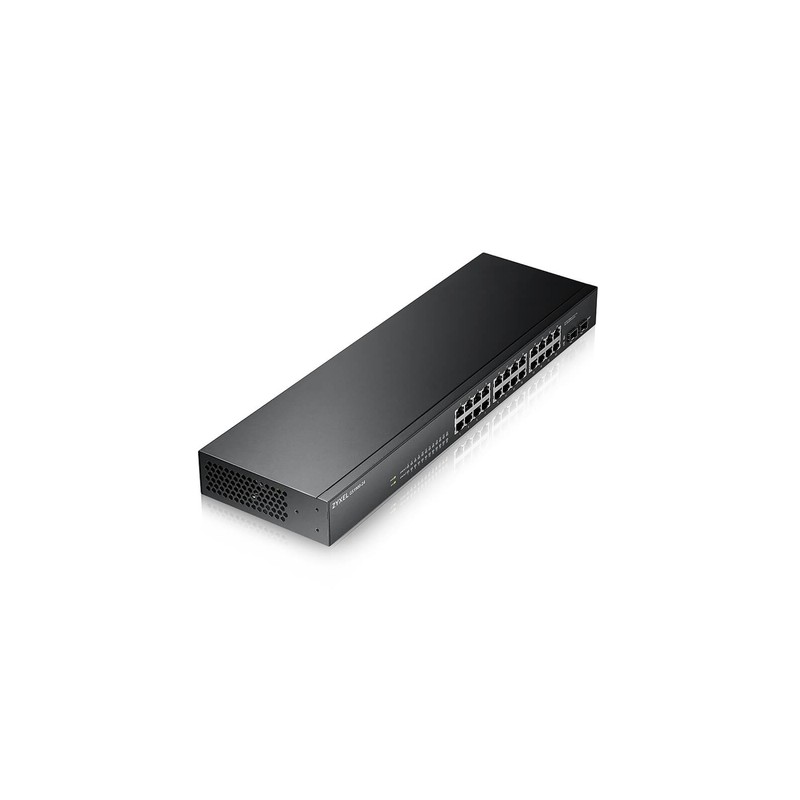 ZYXEL SWITCH MANAGED 24 PORTE GIGABIT + 2 PORTE SFP GIGABIT, SUPPORTO IPV6, VLAN, DESIGN SENZA VENTO ZYXEL SWITCH MANAGED 24 PORTE GIGABIT + 2 PORTE SFP GIGABIT, SUPPORTO IPV6, VLAN, DESIGN SENZA VENTO