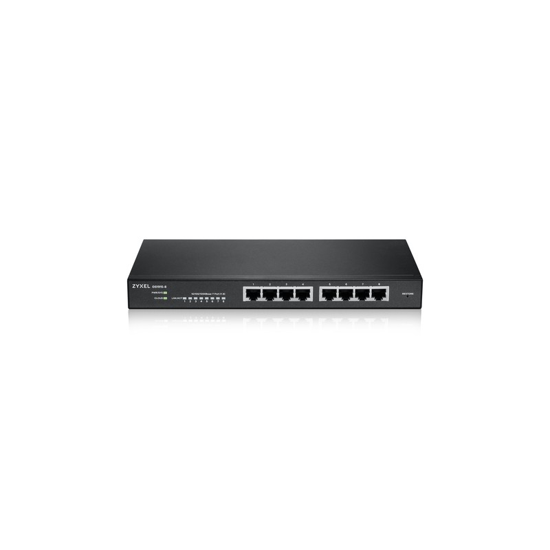 ZYXEL SWITCH MANAGED NEBULAFLEX 8 PORTE GIGABIT, IPV6, VLAN, SENZA VENTOLE, DESKTOP