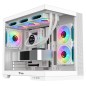 ITEK CASE DARK CAVE DS, GAMING TOWER, ATX, 3X12CM ARGB FAN, 2XUSB3, TYPE-C, SIDE FRONT PANEL TEMP