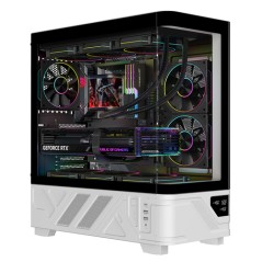 ITEK CASE NETRON CURVED GAMING TOWER ATX 3x12CM ARGB FAN 2xUSB3 TYPE-C TEMP GLASS SIDE FRONT PAN