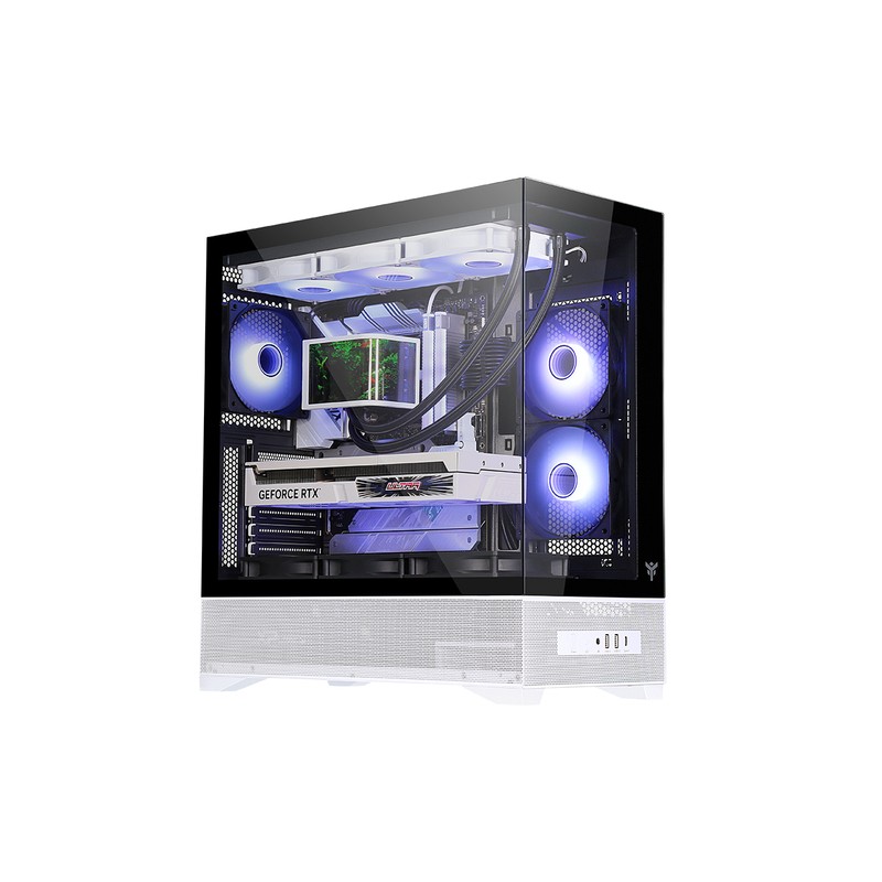 ITEK CASE SHOWBUI 37WB GAMING TOWER ATX 3x12CM ARGB FAN TYPE-C 2xUSB3.0 SIDE FRONT PANEL TEMP