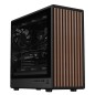 CASE WOODY W2B GAMING TOWER ATX 4x14CM BLACK fAN 2xUSB3 TYPE-C WOOD FRONT DARKER TEMP GLASS SIDE CASE WOODY W2B GAMING TOWER ATX 4x14CM BLACK fAN 2xUSB3 TYPE-C WOOD FRONT DARKER TEMP GLASS SIDE