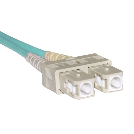 CAVO FIBRA OTTICA SC A SC MULTIMODE DUPLEX OM3 50/125 MT.5