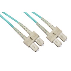 CAVO FIBRA OTTICA SC A SC MULTIMODE DUPLEX OM3 50/125 MT.5