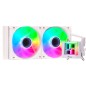 ITEK DISSIPATORE A LIQUIDO HYDRO CUBE 240W - 240MM SKT UNIVERSALE PWM FAN ARGB WHITE EDITION