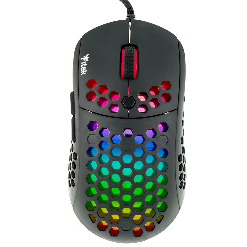 ITEK MOUSE GAMING 12000DPI, RGB, SOFTWARE, SENSORE P3327, LEGGERO, A NIDO DAPE ITEK MOUSE GAMING 12000DPI, RGB, SOFTWARE, SENSORE P3327, LEGGERO, A NIDO DAPE