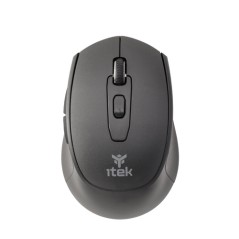 ITEK MOUSE CLK W24B WIRELESS 2.4G BLUETOOTH OTTICO 1600 DPI 6 TASTI SILENT SWITCH ERGONOMICO