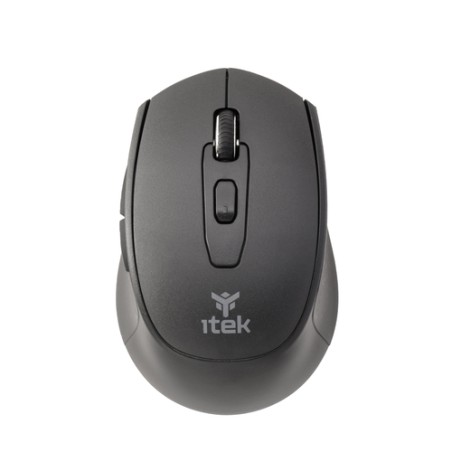 ITEK MOUSE CLK W24B WIRELESS 2.4G BLUETOOTH OTTICO 1600 DPI 6 TASTI SILENT SWITCH ERGONOMICO