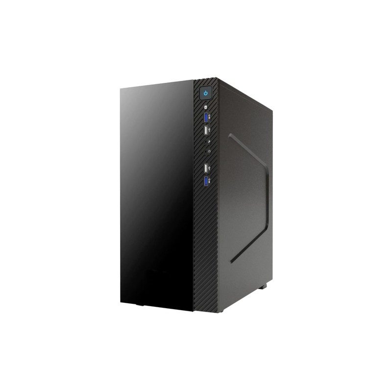 ITEK CASE SMALLCOM-G - MINI TOWER, MATX, 2XUSB3, 2XUSB2, GLOSSY