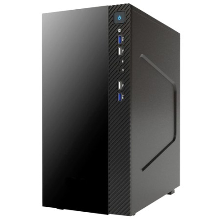 ITEK CASE SMALLCOM-G - MINI TOWER, MATX, 2XUSB3, 2XUSB2, GLOSSY