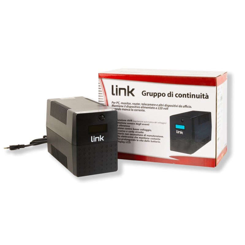 GRUPPO DI CONTINUITA' 1000VA/600W LINE INTERACTIVE CON 4 PRESE CON DISPLAY