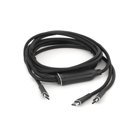 CAVO SDOPPIATORE USB-C CARICABATTERIA 100 WATT MT 2