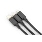 DIGITUS CAVO DI RICARICA 3 IN 1, USB A, LIGHNING + MICRO USB + USB-C