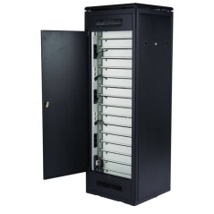 ARMADIO 32 UNITA' LINEA PROFESSIONALE (A)1580 X (L)600 X (P)600 MM. COLORE NERO RAL9005
