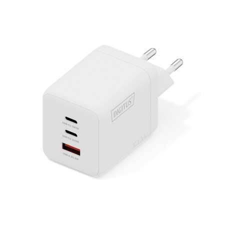 CARICATORE USB GAN 100W, 2X USB-C, 1X USB-A
