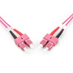CAVO FIBRA OTTICA SC A SC MULTIMODE DUPLEX 50/125 MT.2 OM4