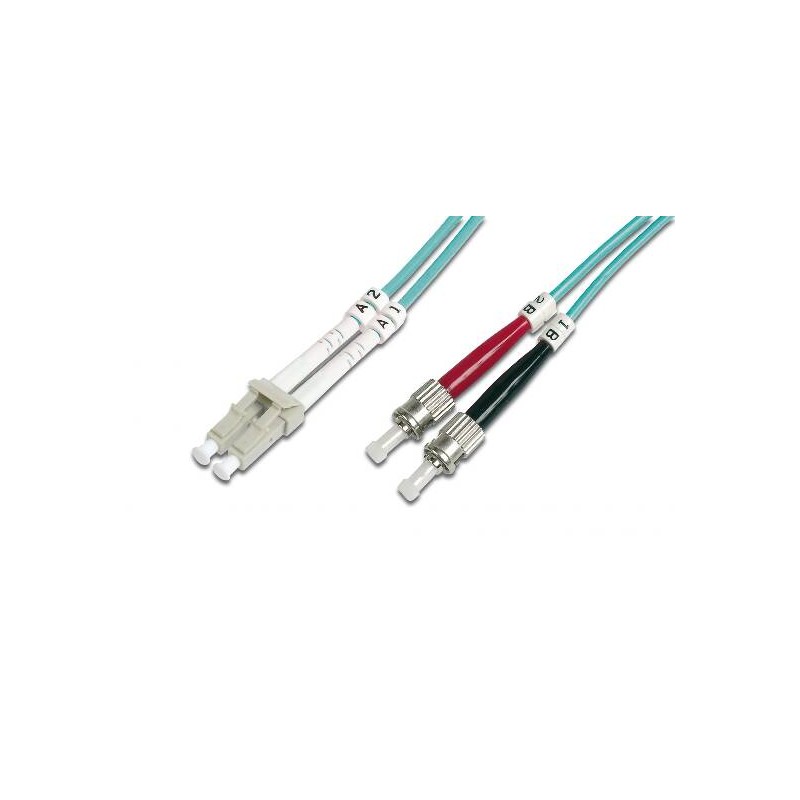 CAVO FIBRA OTTICA DUPLEX OM3 50/125 LC-ST MT. 1