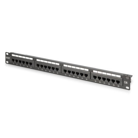 DIGITUS PANNELLO PATCH CAT 6, CLASSE E, NON SCHERMATO