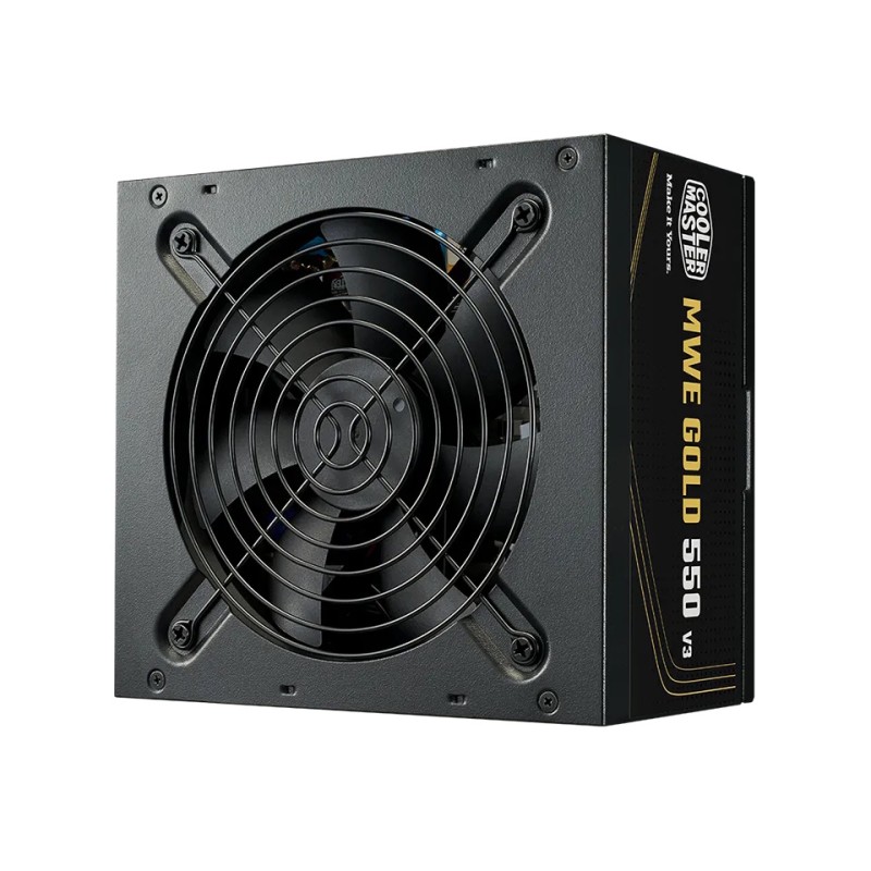 COOLER MASTER ALIMENTATORE MWE GOLD 550 V3, 550W 80+GOLD NON MODULARE ATX 3.1 VENTOLA 120MM, GAR 5 A COOLER MASTER ALIMENTATORE MWE GOLD 550 V3, 550W 80+GOLD NON MODULARE ATX 3.1 VENTOLA 120MM, GAR 5 A