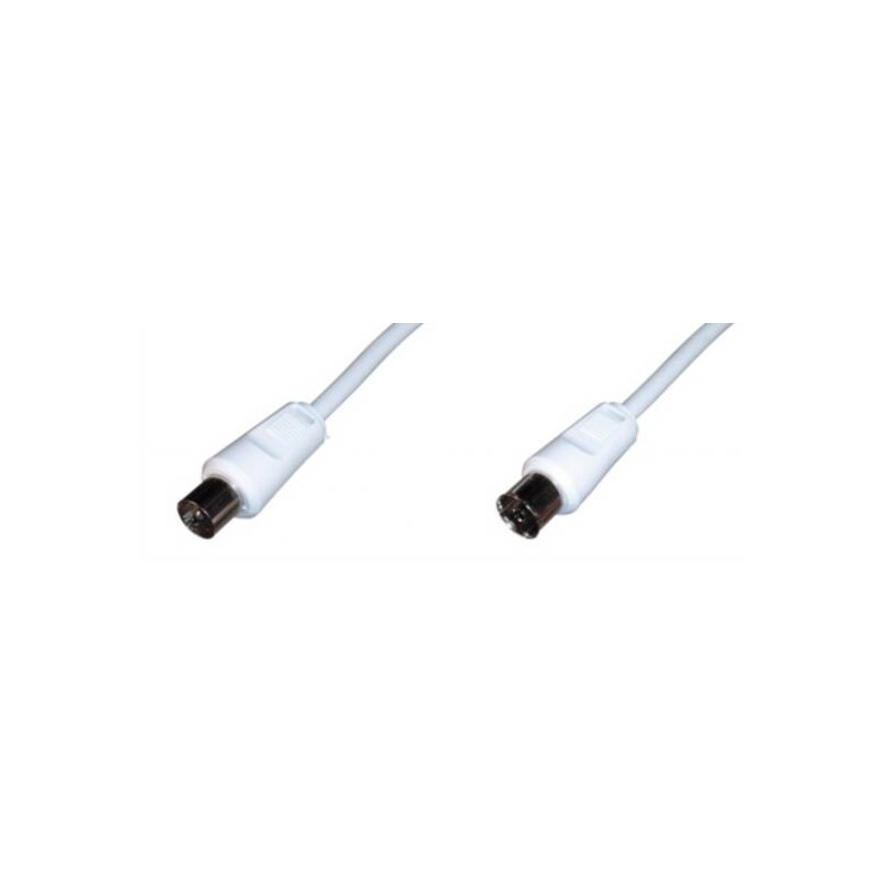 CAVO ANTENNA MASCHIO/FEMMINA MT 1,50 COLORE BIANCO