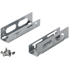 COPPIA FRAME UNIVERSALE IN METALLO CON VITI HD 3,5 PER MONTAGGIO SU ALLOGGIAMENTI 5.25