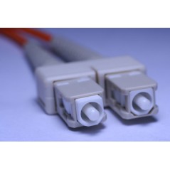 CAVO FIBRA OTTICA SC A SC MULTIMODE OM2 DUPLEX 50/125 MT.10