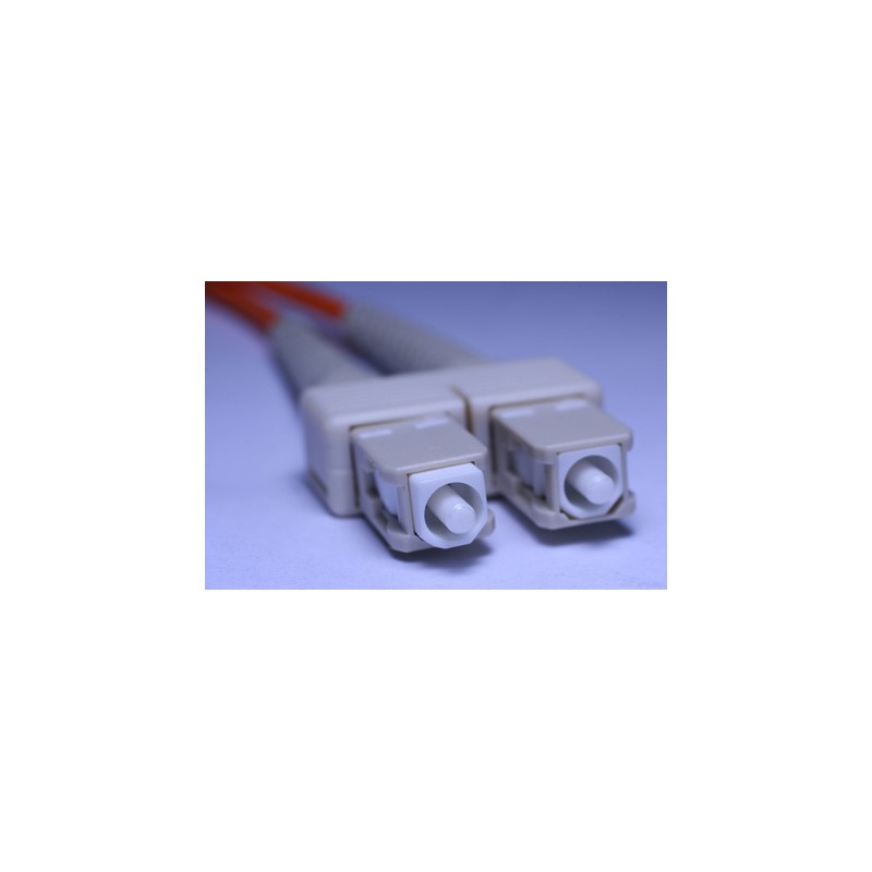 CAVO FIBRA OTTICA SC A SC MULTIMODE OM2 DUPLEX 50/125 MT.10