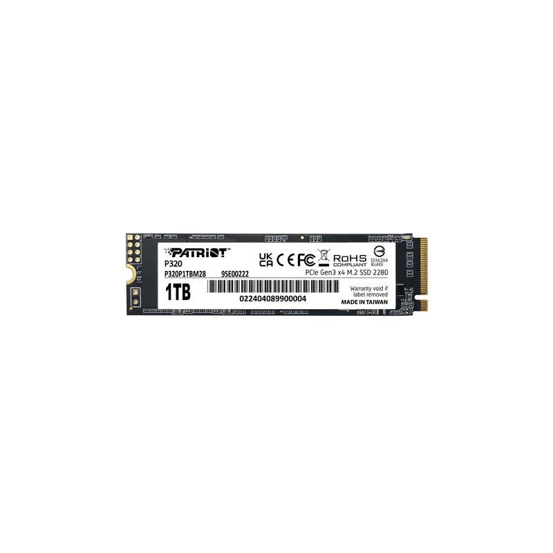 PATRIOT SSD P320 1TB M.2280 PCI-E R/W 3000/2200MB/S