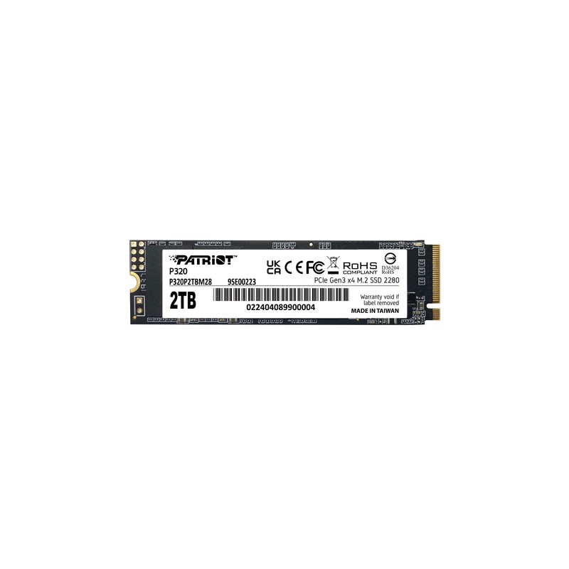 PATRIOT SSD P320 2TB M.2280 PCI-E R/W 3000/2200MB/S