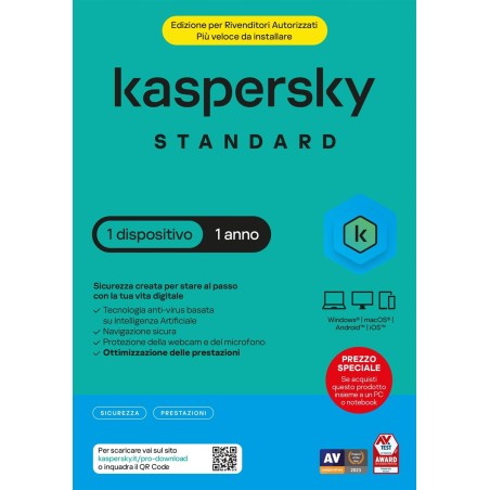 KASPERSKY PLUS 1 DEV 1Y SUPERSLIMBOX IT ATT