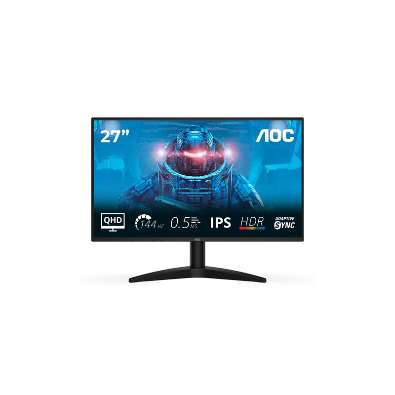 AOC MONITOR GAMING 27 LED IPS QHD 16:9 0,5MS 144Hz 300 CDM, DP/HDMI