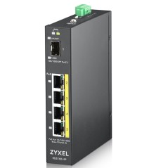 ZYXEL SWITCH INDUSTRIALE UNMANAGED, 4X GIGABIT POE 120W, DIN RAIL, ALIM. 12-58V DC