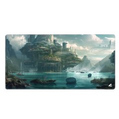 SHARKOON SKILLER SGP40 D6 MOUSEPAD TAPPETINO GAMING 1000 x 500 x 3 MM LAGUNA VERDE