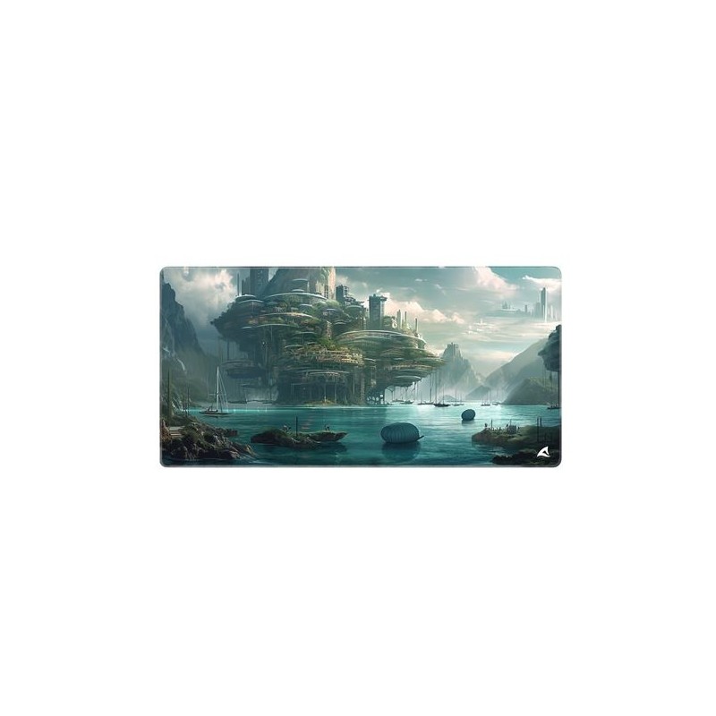 SHARKOON SKILLER SGP40 D6 MOUSEPAD TAPPETINO GAMING 1000 x 500 x 3 MM LAGUNA VERDE SHARKOON SKILLER SGP40 D6 MOUSEPAD TAPPETINO GAMING 1000 x 500 x 3 MM LAGUNA VERDE