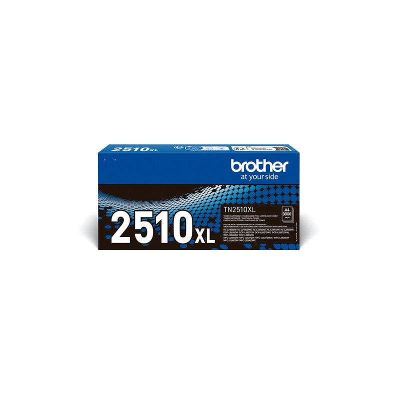 BROTHER TONER NERO TN2510XL, DA 3000 PAGINE