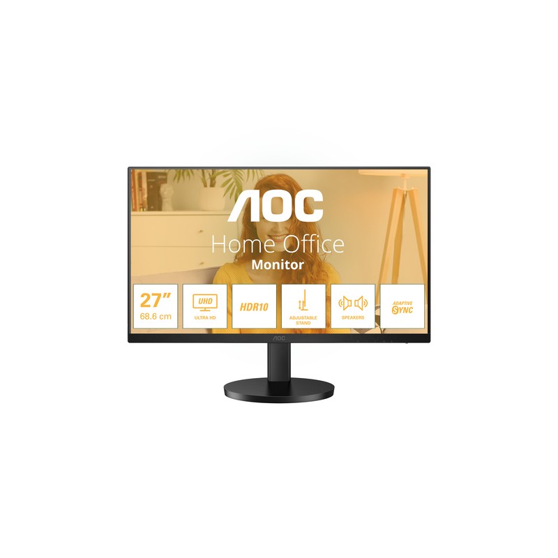 AOC MONITOR 27 4K ULTRA HD IPS 16:9 4MS 350 CDM, DP/2HDMI