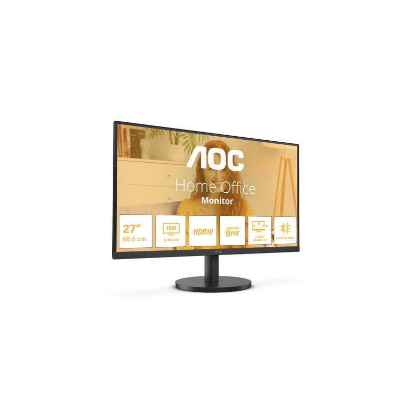 AOC MONITOR 27 4K ULTRA HD IPS 16:9 4MS 300 CDM, DP/2HDMI