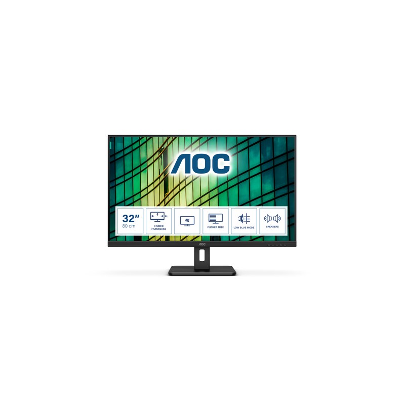 AOC MONITOR 31,5 LED MVA 16:9 4K UHD 4MS 350 CDM, DP/HDMI, MULTIMEDIALE