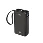 VULTECH POWERBANK CON SCHERMO LCD 10000 MAH USB E TYPE C QUICKCHARGE 35W PPS NERO, CAVO INTEGRATO VULTECH POWERBANK CON SCHERMO LCD 10000 MAH USB E TYPE C QUICKCHARGE 35W PPS NERO, CAVO INTEGRATO