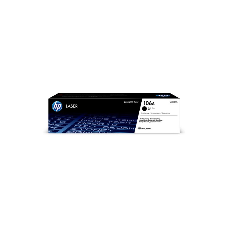 HP TONER NERO 1000 PAG, 106A