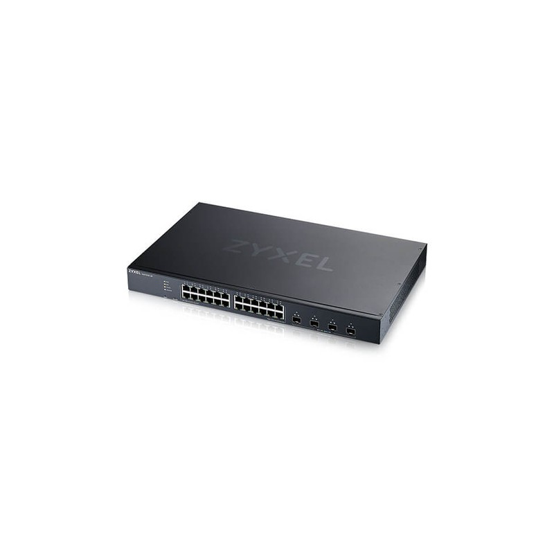 ZYXEL SWITCH WEB MANAGED LAYER 3 LITE, 24 PORTE GIGABIT + 4 PORTE 10GBE SFP+ - IPV6, VLAN, QOS, IGMP