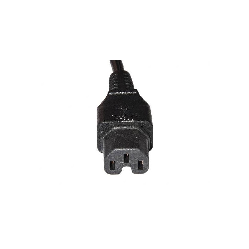 CAVO ALIMENTAZIONE CONNETTORI C14 MASCHIO C15 FEMMINA MT 1,80 CAVO ALIMENTAZIONE CONNETTORI C14 MASCHIO C15 FEMMINA MT 1,80