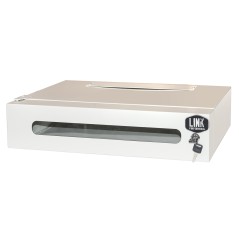 ARMADIO RACK 19" 2U PROFONDITA' 360 MM COLORE GRIGIO CON PORTA VETRO (AXPXL) CM 12X36X54