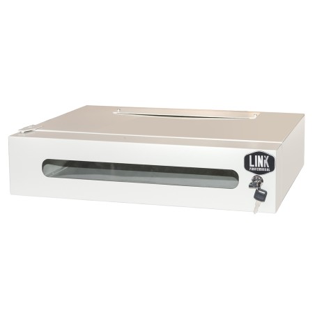 ARMADIO RACK 19" 2U PROFONDITA' 360 MM COLORE GRIGIO CON PORTA VETRO (AXPXL) CM 12X36X54