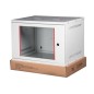ARMADIO RACK 19" A MURO 9U 19" (L) 542 MM (P) 400 MM COLORE GRIGIO DISASSEMBLATO ARMADIO RACK 19" A MURO 9U 19" (L) 542 MM (P) 400 MM COLORE GRIGIO DISASSEMBLATO