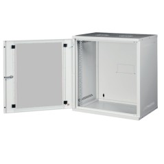 ARMADIO RACK 19" A MURO 9U 19" (L) 542 MM (P) 400 MM COLORE GRIGIO DISASSEMBLATO