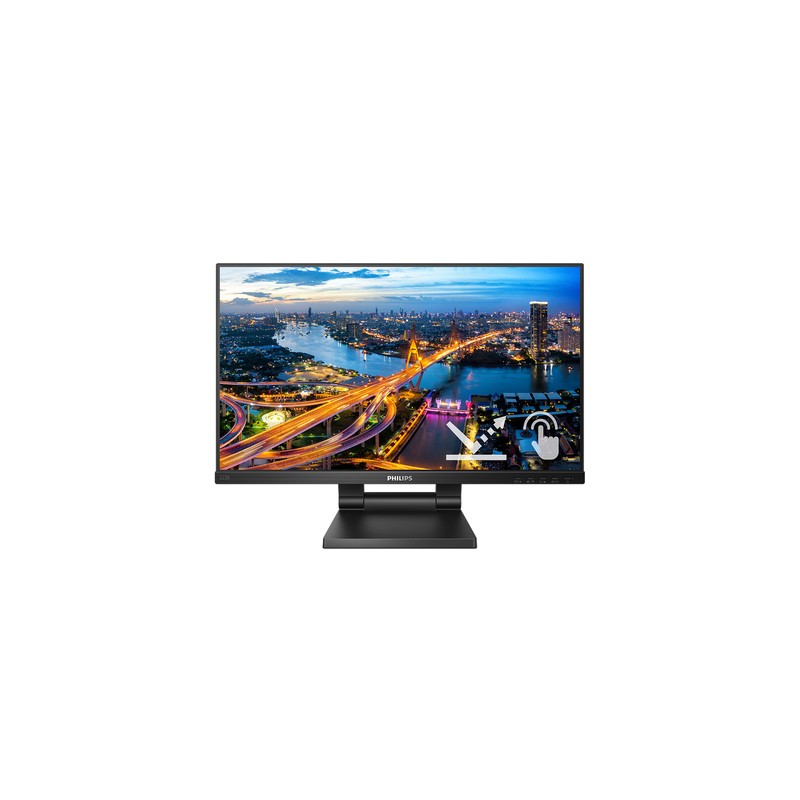 PHILIPS MONITOR TOUCH 21,5 LED TN 16:9 FHD 4MS 250 CDM, VGA/DP/HDMI, MULTIMEDIALE