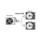 CAVETTO SDOPPIATORE SATA INTERNO 1 MASCHIO - 2 X FEMMINA CM 20