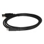 CAVO USB 2.0 "A" MASCHIO USBC ® MT 0,5 COLORE NERO CAVO USB 2.0 "A" MASCHIO USBC ® MT 0,5 COLORE NERO